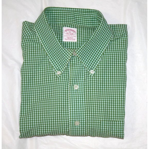Brooks Brothers 1818 Mens Short Sleeve Button Down - Picture 4 of 5